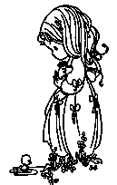 coloriage moments precieux la petite fille et le poussin